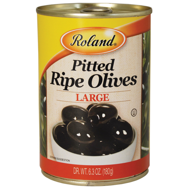 Roland® 6.3 oz. Large Pitted Ripe Olives
