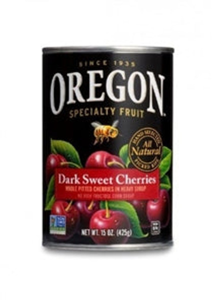 Oregon Fruit 15 oz. Pitted Dark Sweet Cherries in Light Syrup