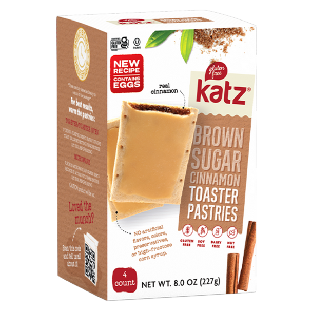 Katz 8 oz. Brown Sugar Toaster Pastries