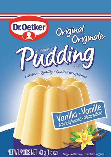 Dr. Oetker 1.5 oz. Original Vanilla Pudding Mix