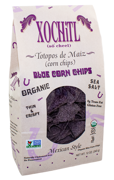 Xochitl 12 oz. Organic Blue Corn Chips