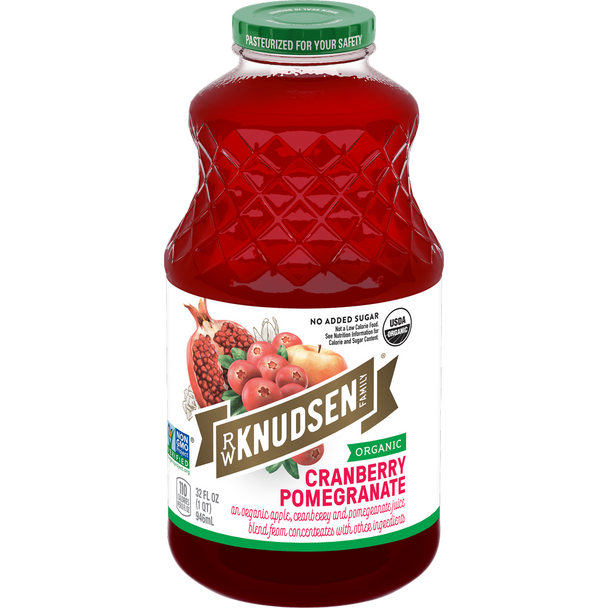 Knudsen 32 fl. oz. Organic Cranberry Pomegranate Juice