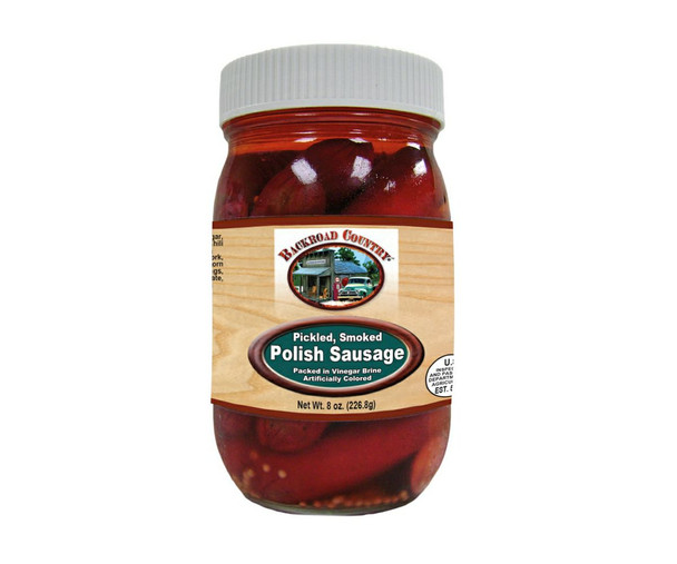 Backroad Country® 8 oz. Pickled, Smoked Polish Sausage