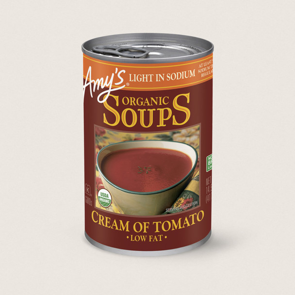 Amy's 14 oz. Organic Light in Sodium Cream of Tomato Soup