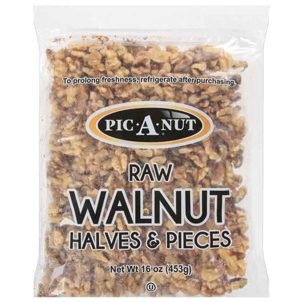 Pic-A-Nut® 16 oz. Walnuts Halves & Pieces
