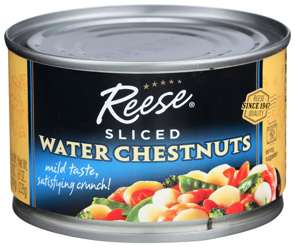 Reese 8 oz. Sliced Water Chestnuts