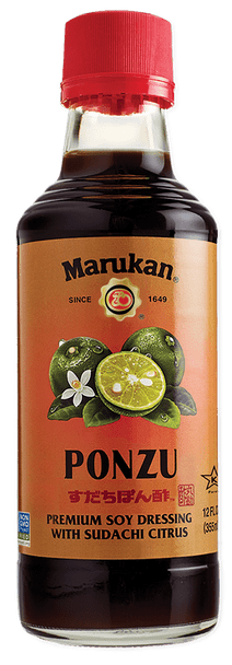 Marukan® 12 fl. oz. Ponzu Premium Soy Dressing with Sudachi Citrus