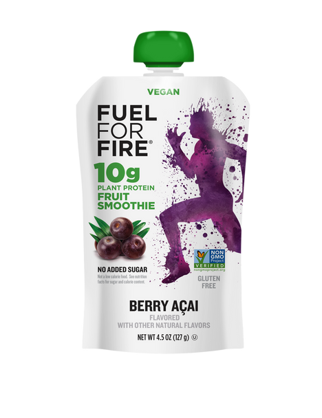 Fuel for Fire® 4.5 fl. oz. Berry Acai Plant-Based Protein Shake