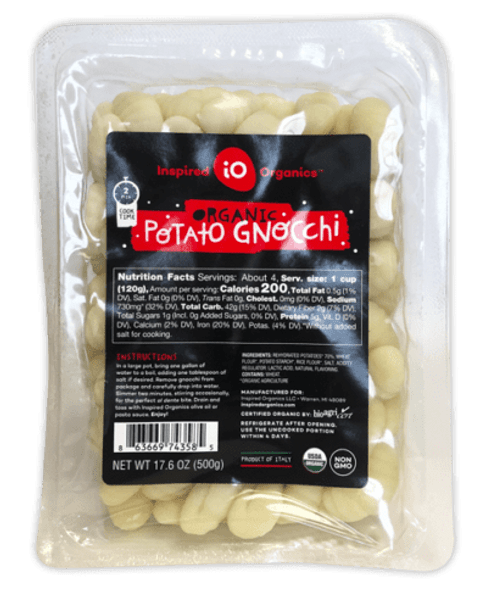 Inspired Organics® 17.5 oz. Organic Potato Gnocchi