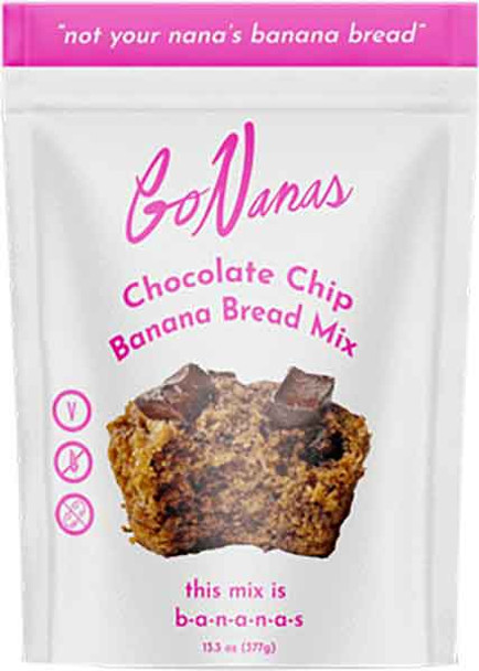 GoNanas 9.1 oz. Chocolate Chip Banana Bread Mix