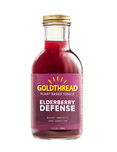 Goldthread 12 fl. oz. Plant Based Tonic Elderberry Defense