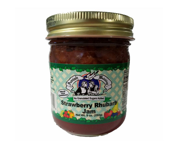 Amish Weddings® 9 oz. No Sugar Added Strawberry Rhubarb Jam