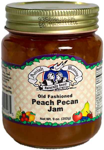 Amish Weddings® 9 oz. Old Fashioned Peach Pecan Jam