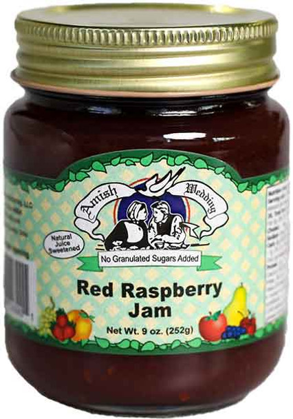 Amish Weddings® 9 oz. No Sugar Added Red Raspberry Jam