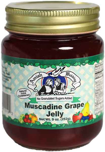 Amish Weddings® 9 oz. No Sugar Added Muscadine Grape Jelly
