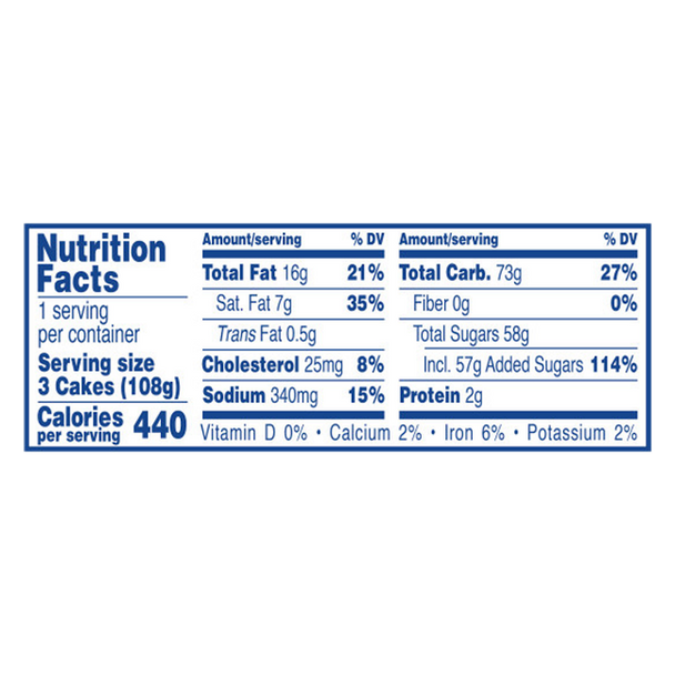 Hostess 3.81 oz. Iced Vanilla Zingers Single Serve (3 ct)