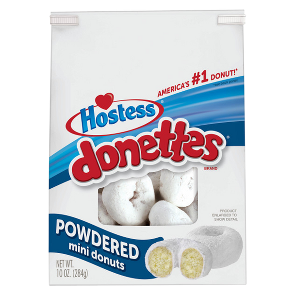 Hostess 10.5 oz. Donettes Powdered Mini Donuts Bag