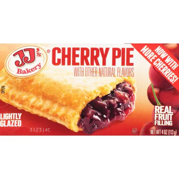 JJ's Bakery 4 oz. Lightly Glazed Cherry Pie