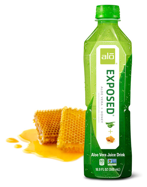 ALO® 16.9 fl. oz. Exposed Aloe Vera + Honey Juice Drink 