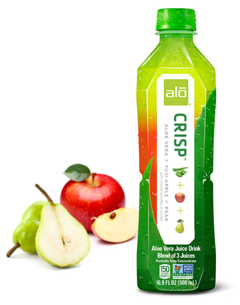 ALO® 16.9 fl. oz. Crisp Aloe Vera + Fuji Apple + Pear Juice Drink 