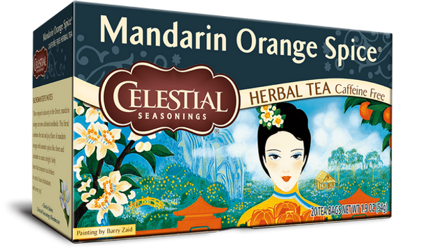 Celestial Mandarin Orange Spice Herbal Tea (20 Tea Bags)