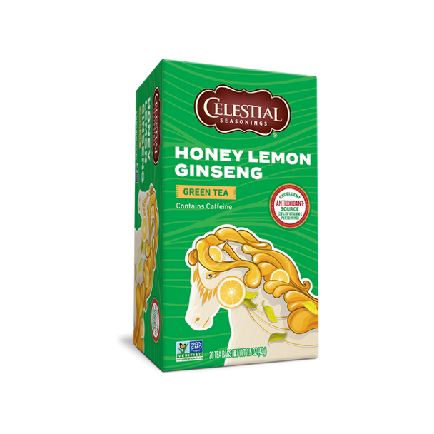 Celestial Honey Lemon Green Tea (20 Tea Bags)