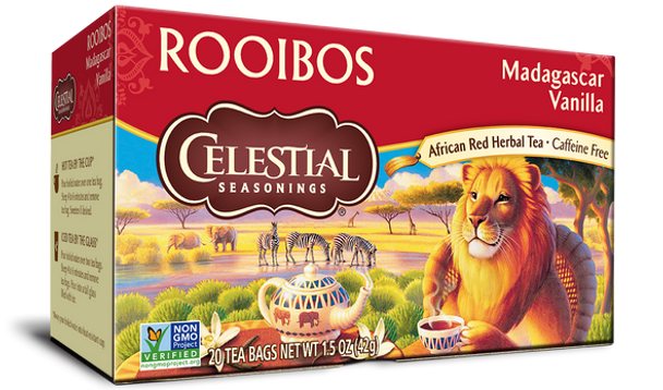 Celestial Madagascar Vanilla Red Tea (20 Tea Bags)