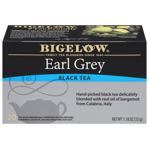 Bigelow Earl Grey Black Tea (20 Tea Bags)