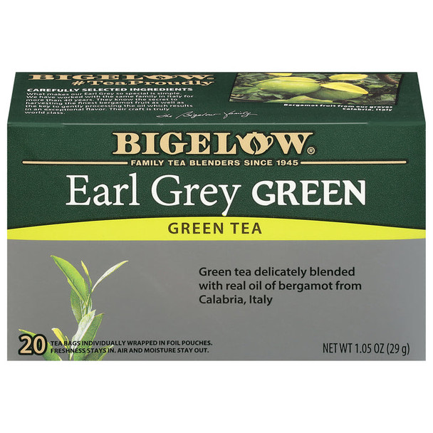 Bigelow Earl Grey Green Tea (20 Tea Bags)