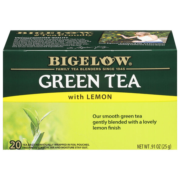 Bigelow Green Tea with Lemon (20 Tea Bags)