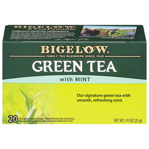 Bigelow Green Tea with Mint (20 Tea Bags)