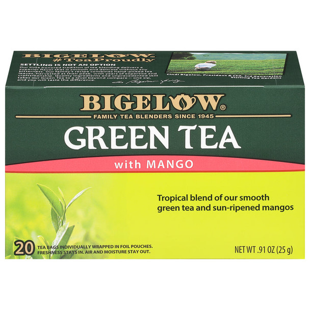 Bigelow Green Tea with Mango (20 Tea Bags)