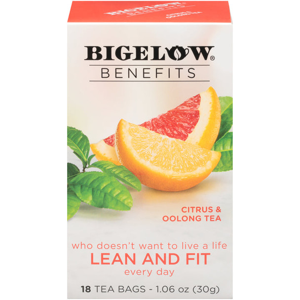 Bigelow Lean and Fit Citrus and Oolong Tea (18 Tea Bags)