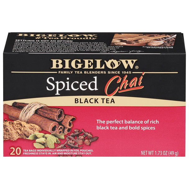 Bigelow Spiced Chai Black Tea (20 Tea Bags)