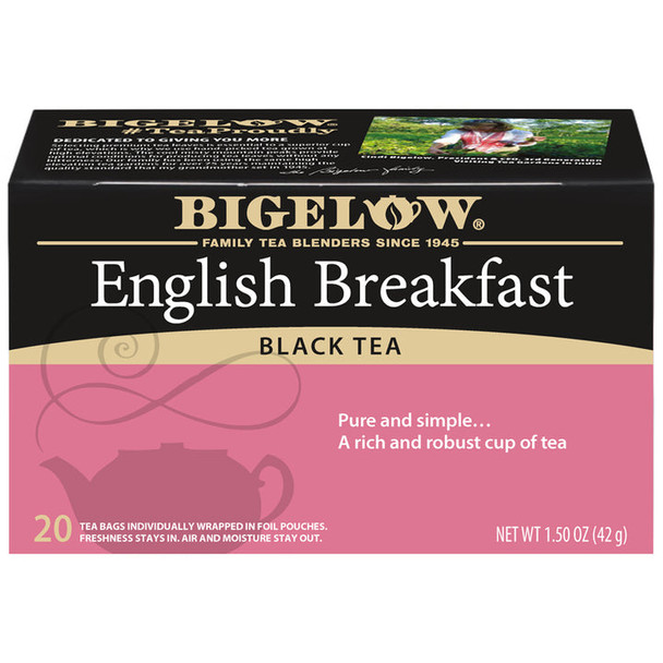 Bigelow English Breakfast Black Tea (20 Tea Bags)