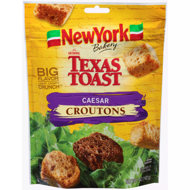New York Bakery® 5 oz. The Original Texas Toast Caesar Croutons