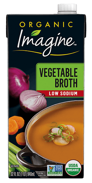 Imagine 32 oz. Organic Low Sodium Vegetable Broth