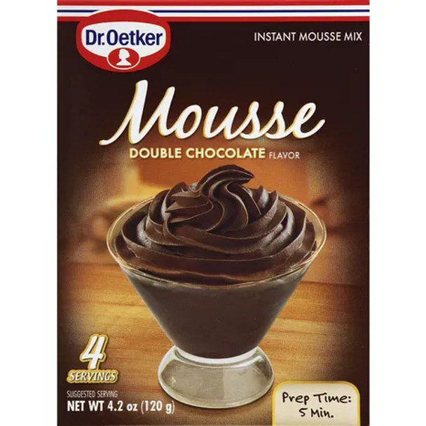 Dr. Oetker 4.2 oz. Double Chocolate Mousse Instant Dessert Mix