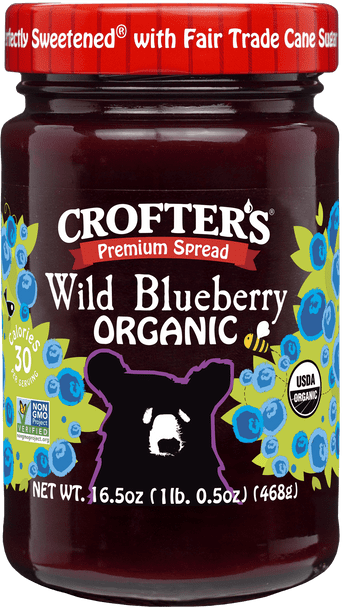 Crofter's® 16.5 oz. Organic Wild Blueberry Jam