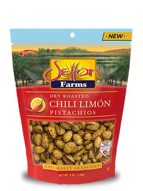 Setton Farms 6 oz. Seasoned In-Shell Chili Limón Pistachios