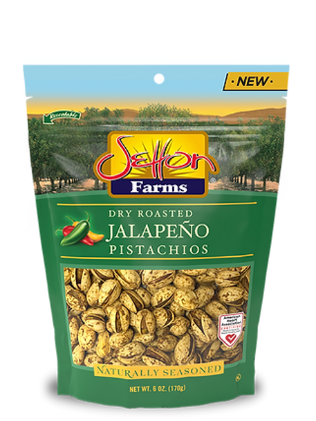 Setton Farms 6 oz. Seasoned In-Shell Dry Roasted Jalapeño Pistachios