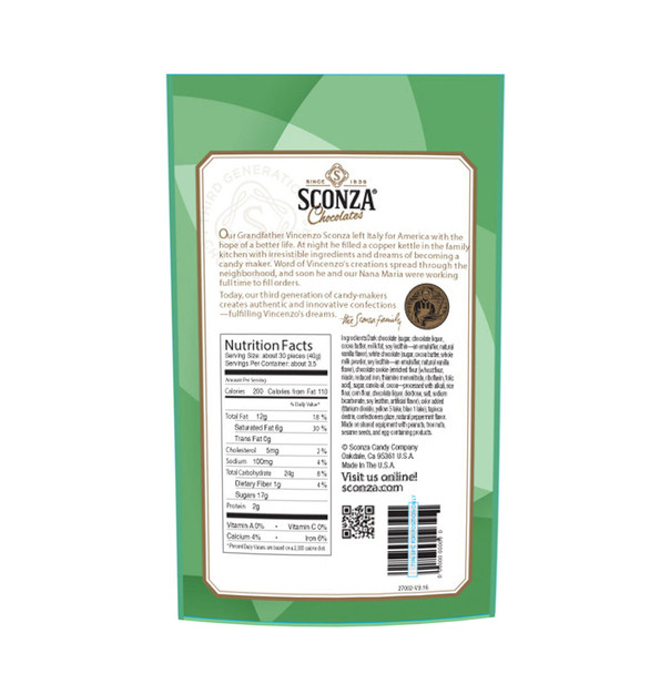 Sconza 5 oz. Chocolate Mint Cookie Bites