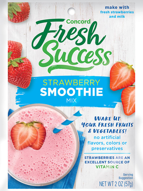 Concord Fresh Express 2 oz. Strawberry Smoothie Mix