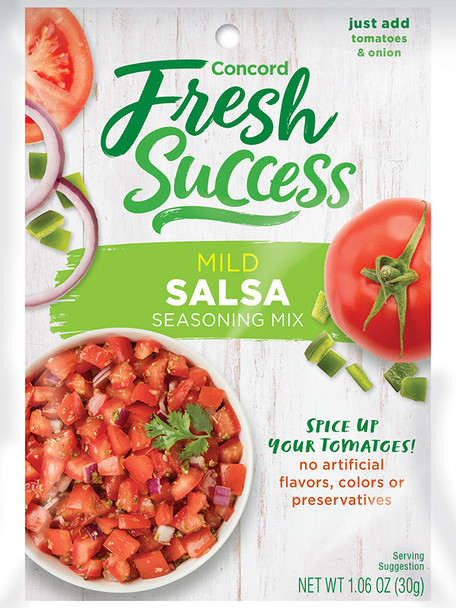 Concord Fresh Success 1.06 oz. Mild Salsa Seasoning Mix