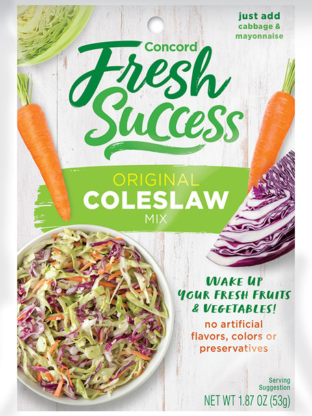 Concord Fresh Success 1.87 oz. Original Cole Slaw Seasoning Mix