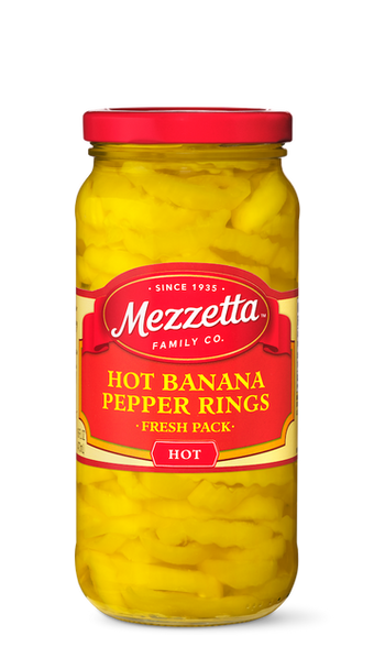 Mezzetta® 16 fl. oz. Hot Banana Pepper Rings