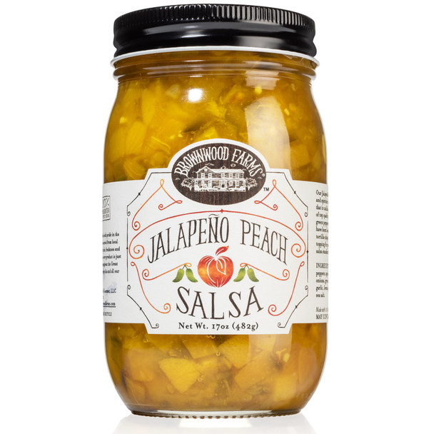 Brownwood Farms® 17 oz. Jalapeño Peach Salsa