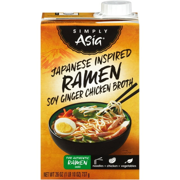 Simply Asia® 26 fl. oz. Japanese Inspired Ramen Soy Ginger Chicken Broth
