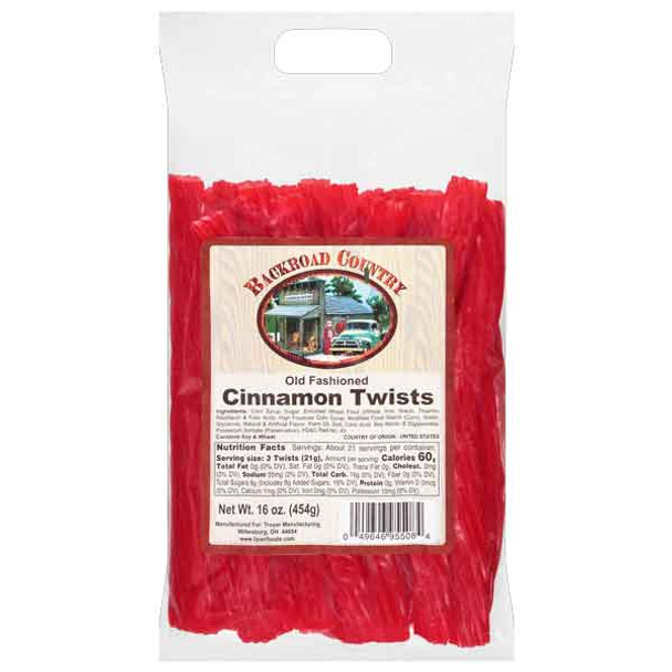 Backroad Country® 16 oz. Old Fashioned Cinnamon Licorice Twists
