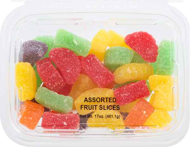 Kitch'n Snacks 17 oz. Assorted Fruit Slices Tub
